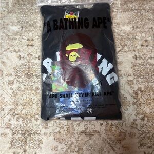 Bape blue camo tee shirt